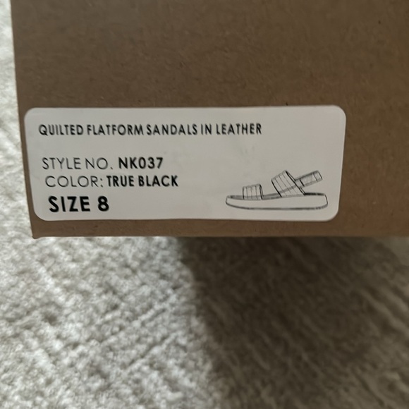 Madewell true black Georgia platform sandal - Picture 3 of 4